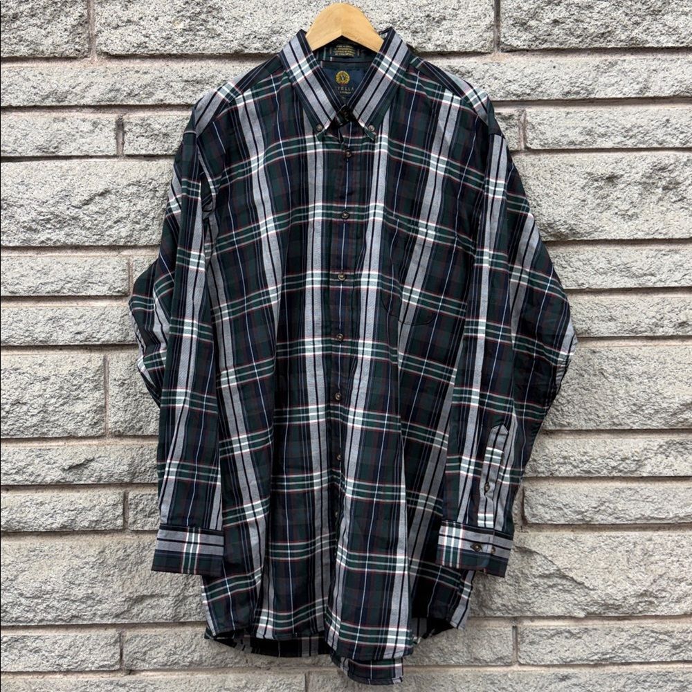 Viyella London Plaid Men's Shirt Sz 1X